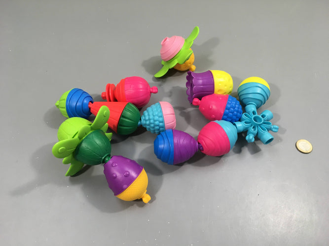 Lot de perles lalaboom multicolores, moins cher chez Petit Kiwi