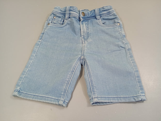 Bermuda en jean clair, moins cher chez Petit Kiwi