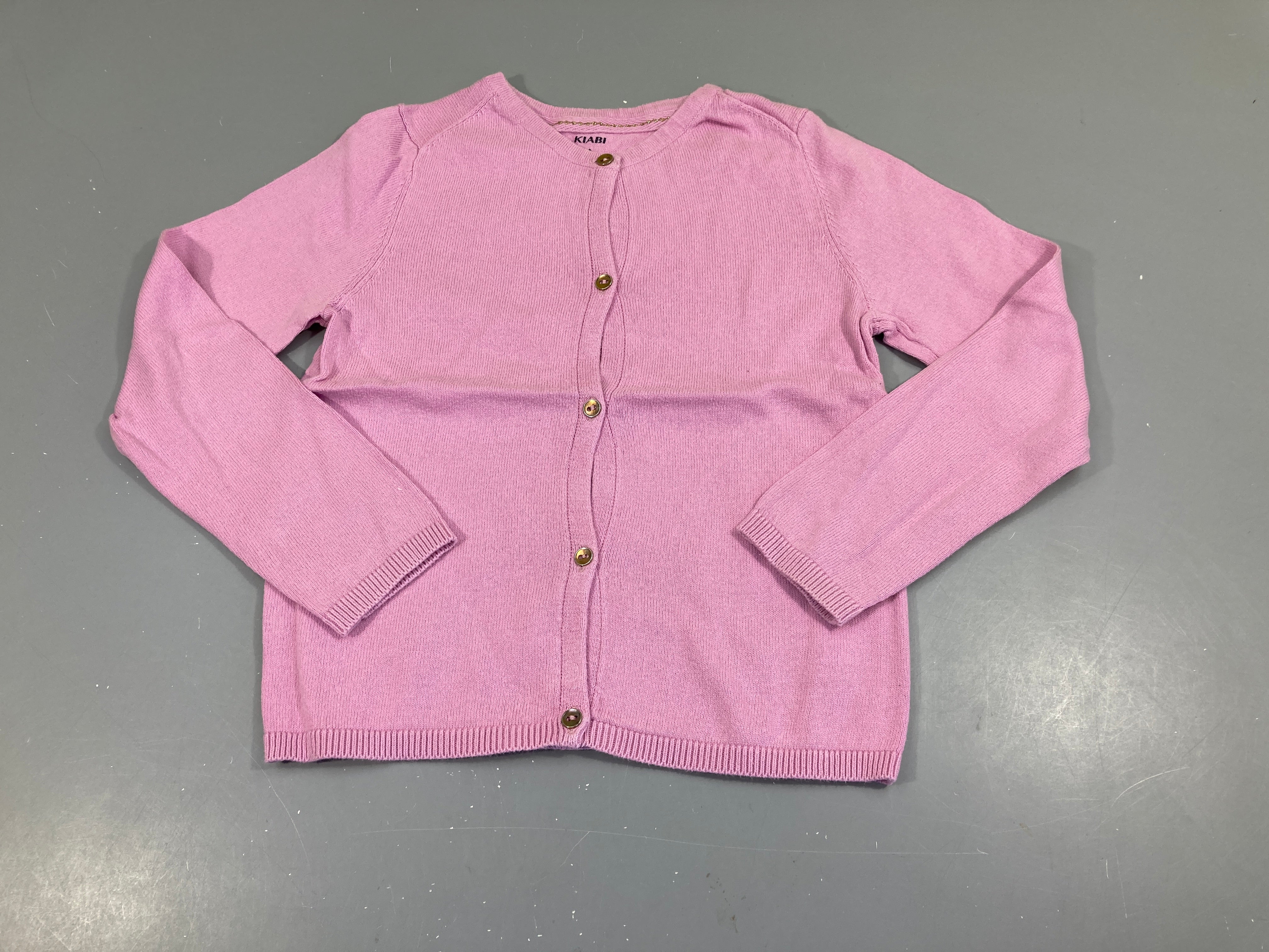 Gilet lila Légèrement bouloché