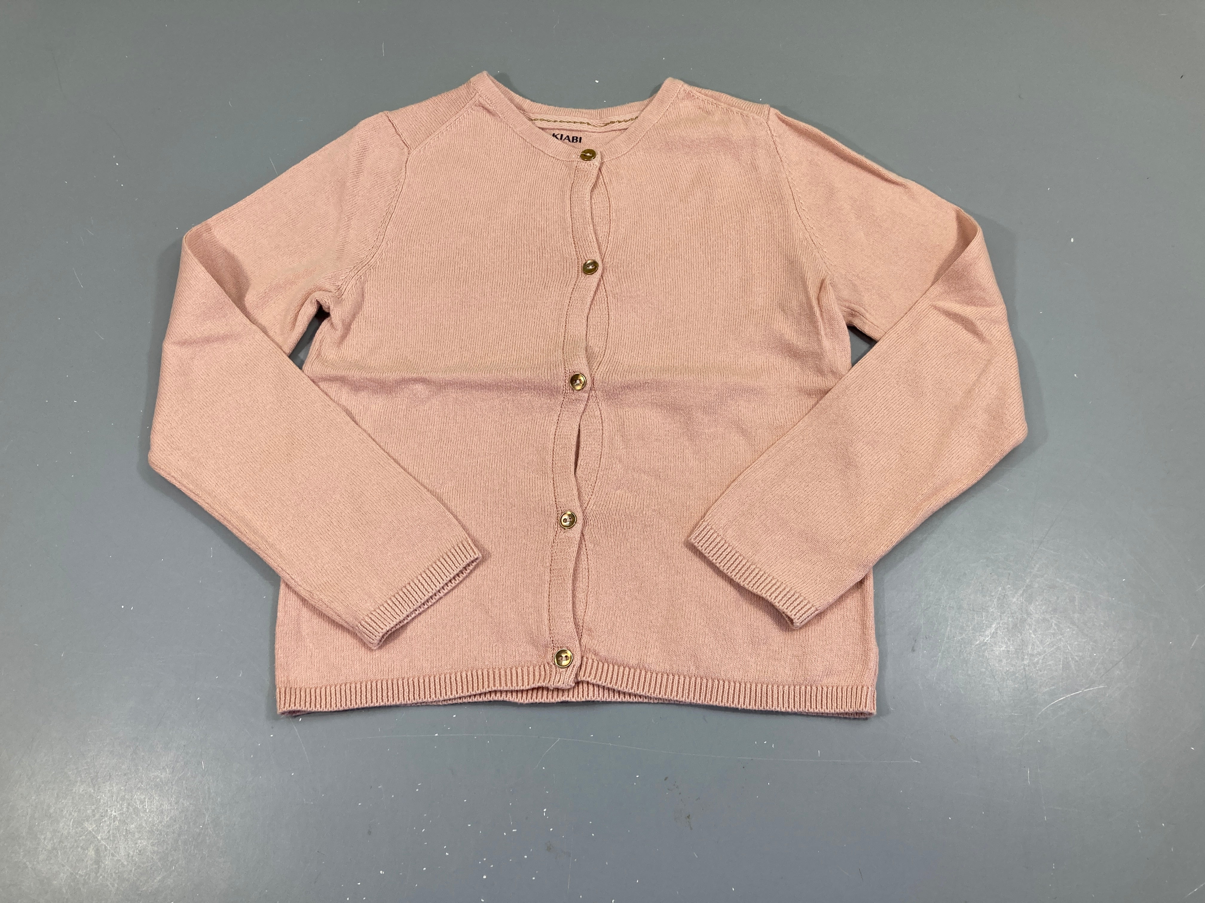 Gilet rose clair Légèrement bouloché