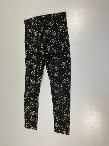 Legging noir Licornes Coton Bio, moins cher chez Petit Kiwi
