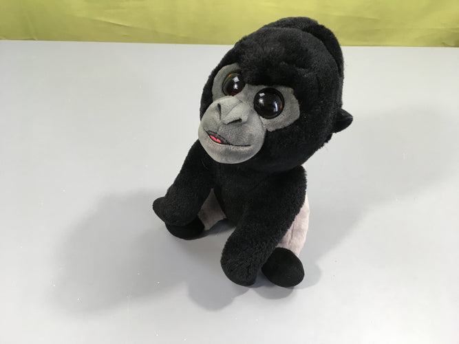 Peluche gorille yeux pailletées, moins cher chez Petit Kiwi