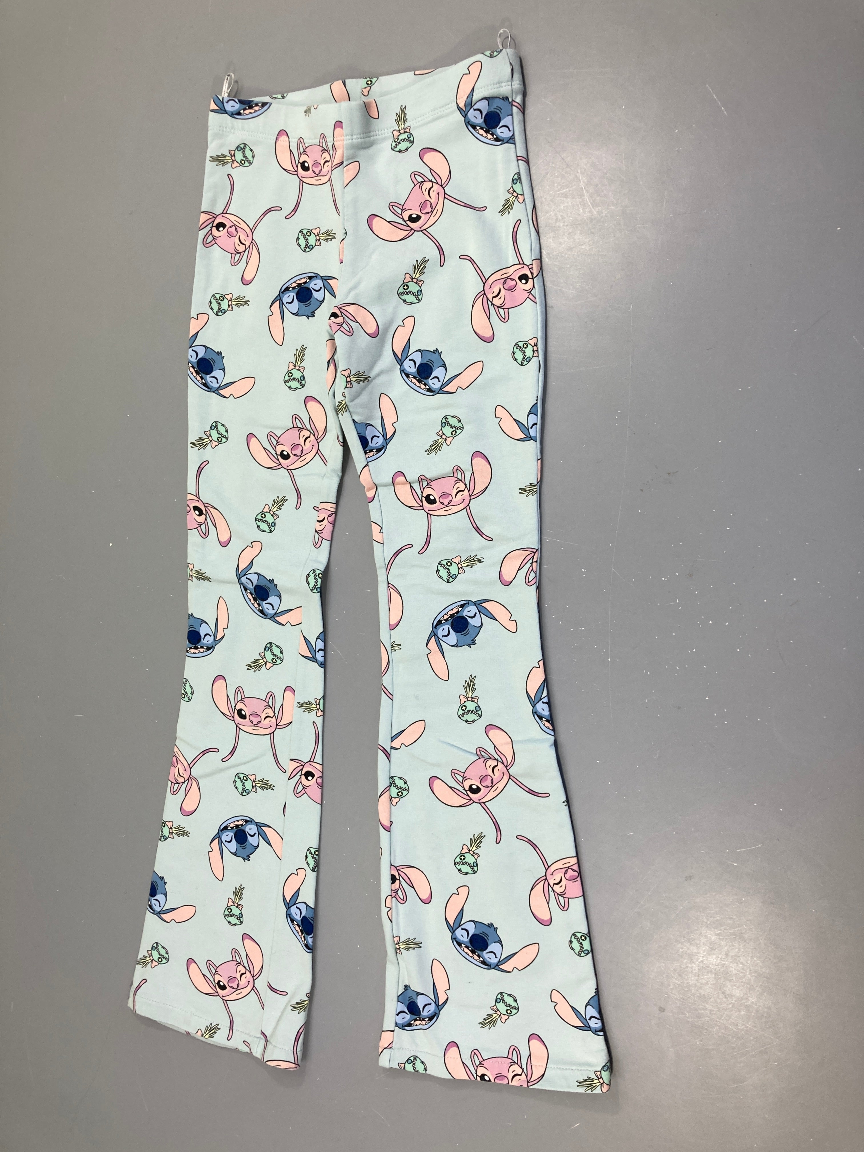 Legging Flare molleton bleu clair Lilo & Stitch