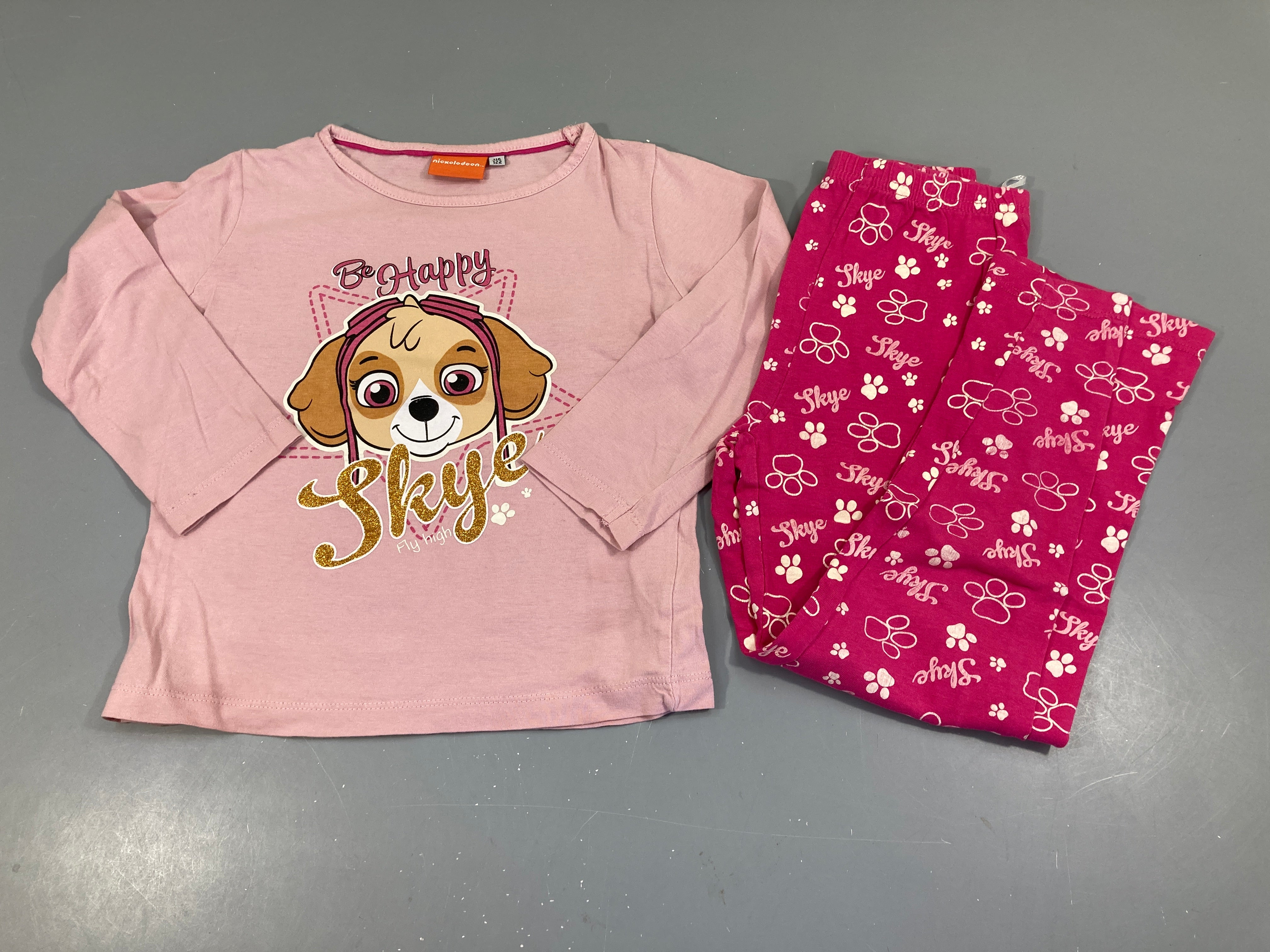 Pyjama 2pcs jersey rose Skye Pat Patrouille