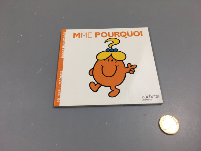Livre Les Monsieur Madame Mme Pourquoi, moins cher chez Petit Kiwi