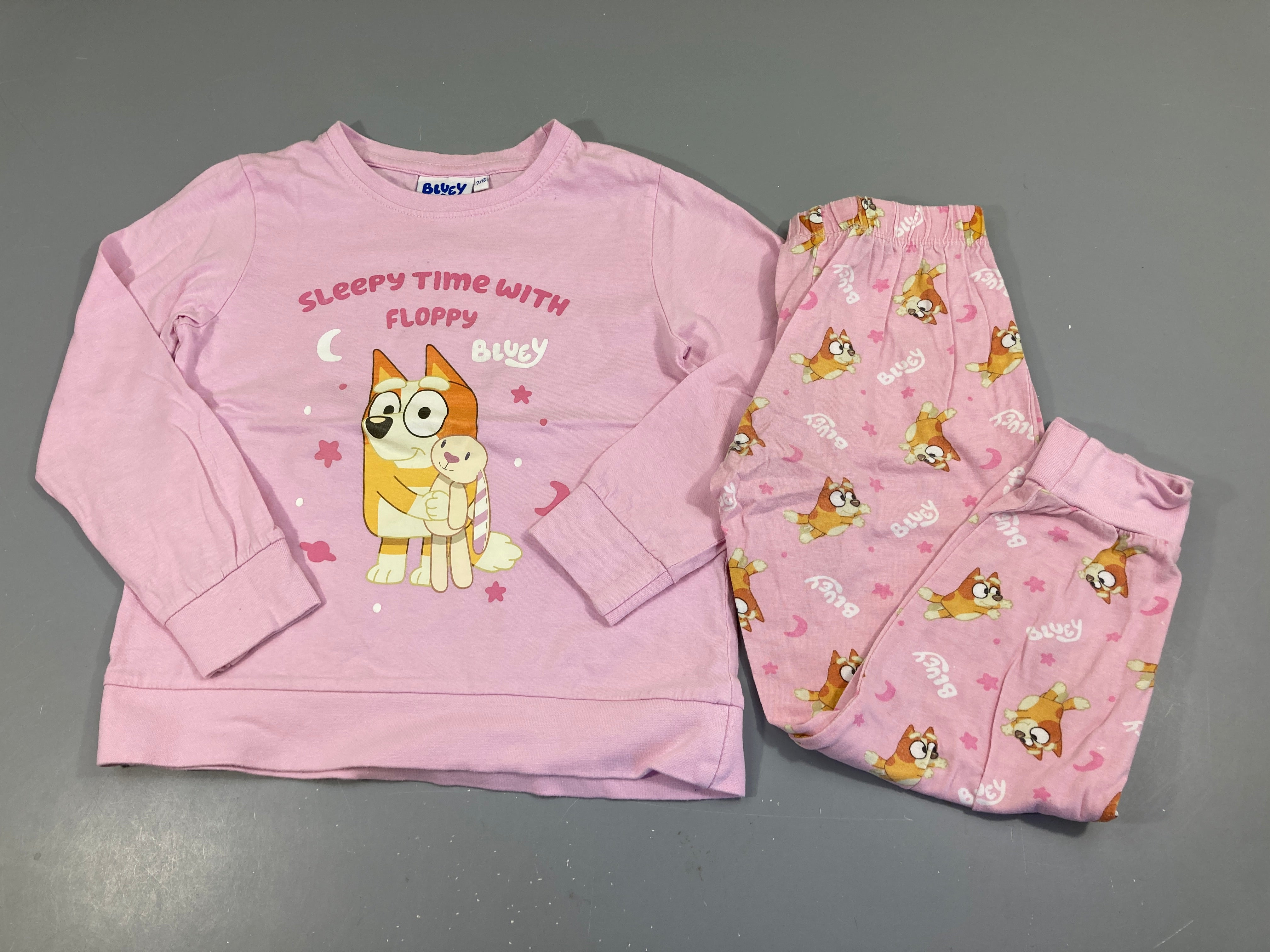 Pyjama 2pcs jersey rose Bluey