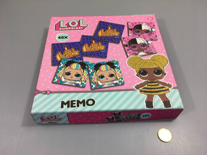 Mémo LOL surprise, 48 pcs,  +3a, moins cher chez Petit Kiwi