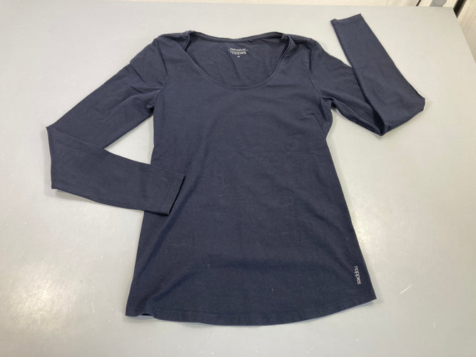 T-shirt m.l bleu marine de grossesse, moins cher chez Petit Kiwi