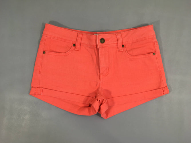 Short saumon à revers, XS, moins cher chez Petit Kiwi