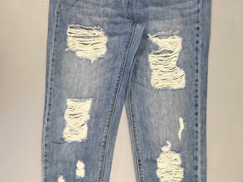 Jeans effet troué, Pimkie, taille 34