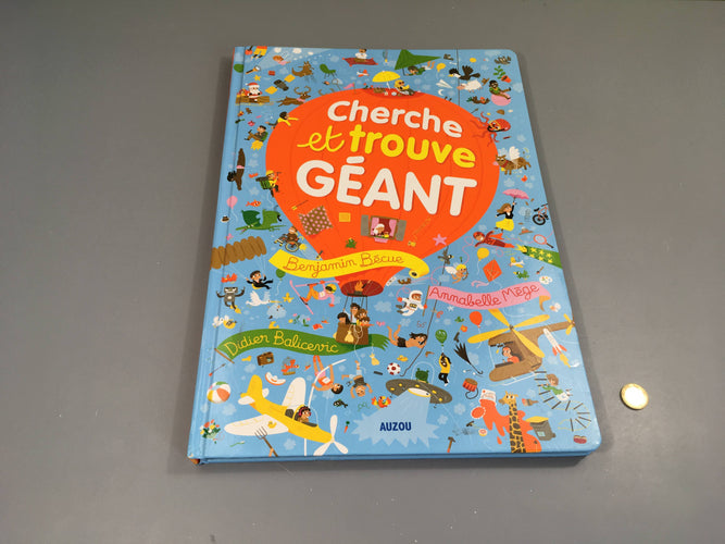 Cherche et trouve géant Auzou, moins cher chez Petit Kiwi