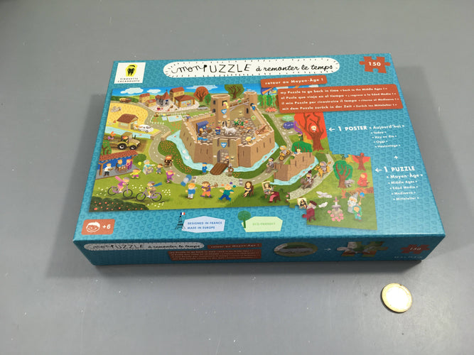 Mon puzzle à remonter le temps, 150pcs, 6+, moins cher chez Petit Kiwi