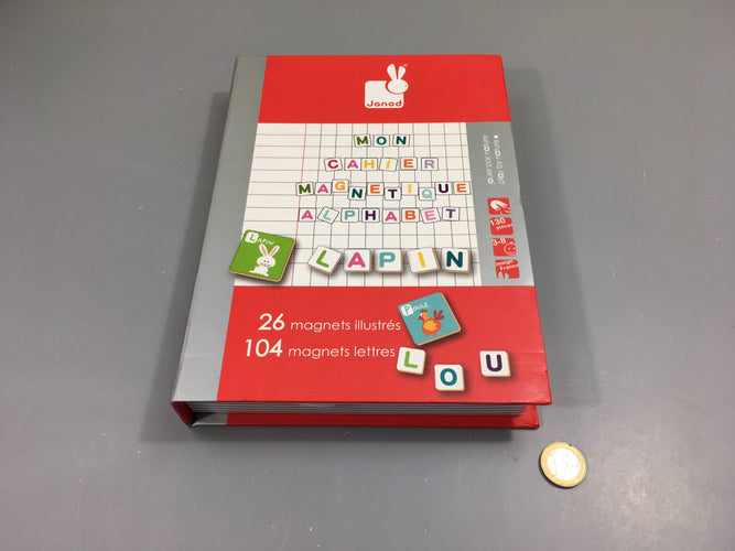 Magnéti'book mon cahier magnétique alphabet, 3-8, moins cher chez Petit Kiwi