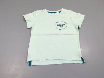 T-shirt m.c bleu clair flammé Dino