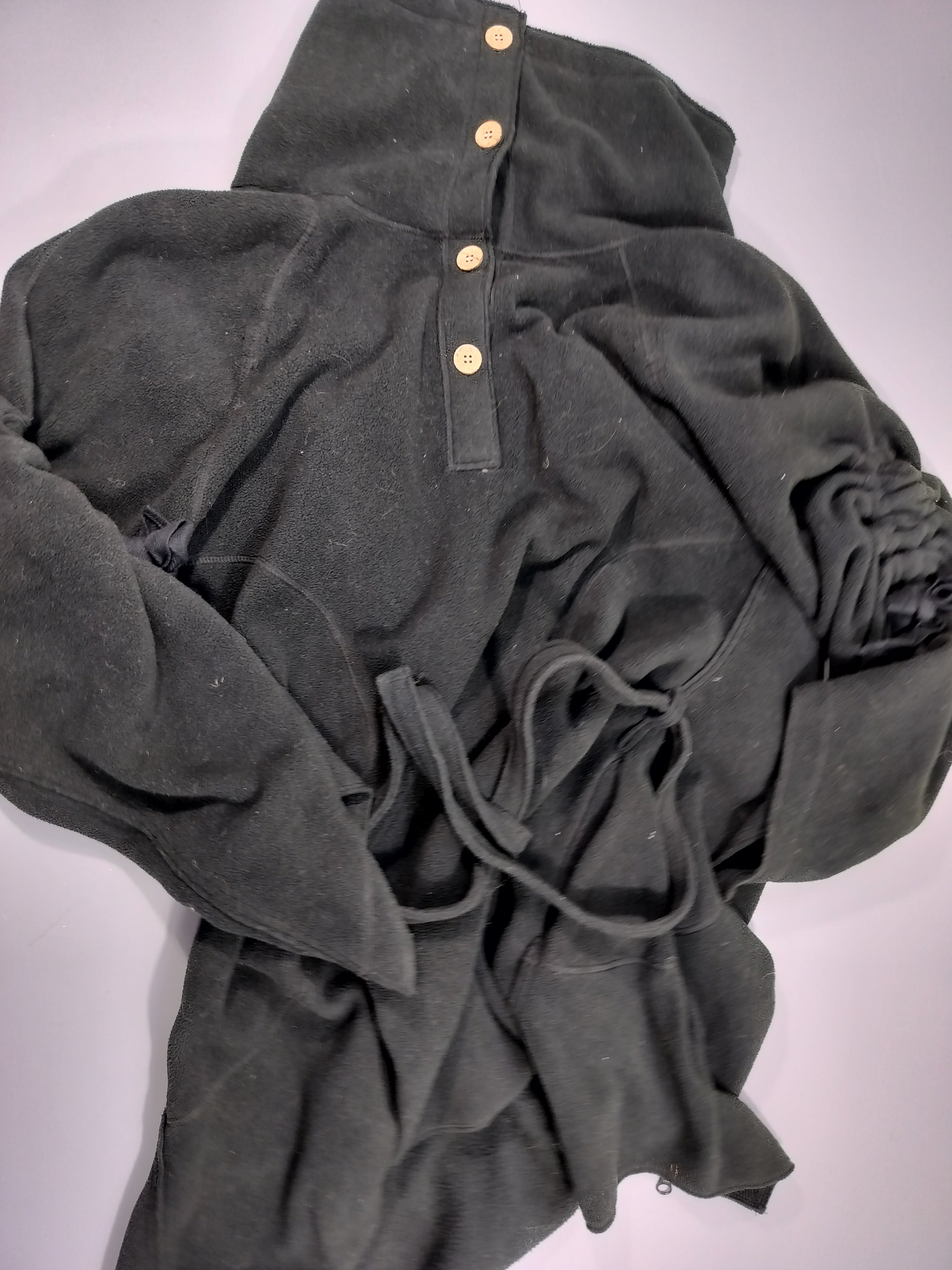 Manteau de grossesse et de portage noir Mam. A relaver.