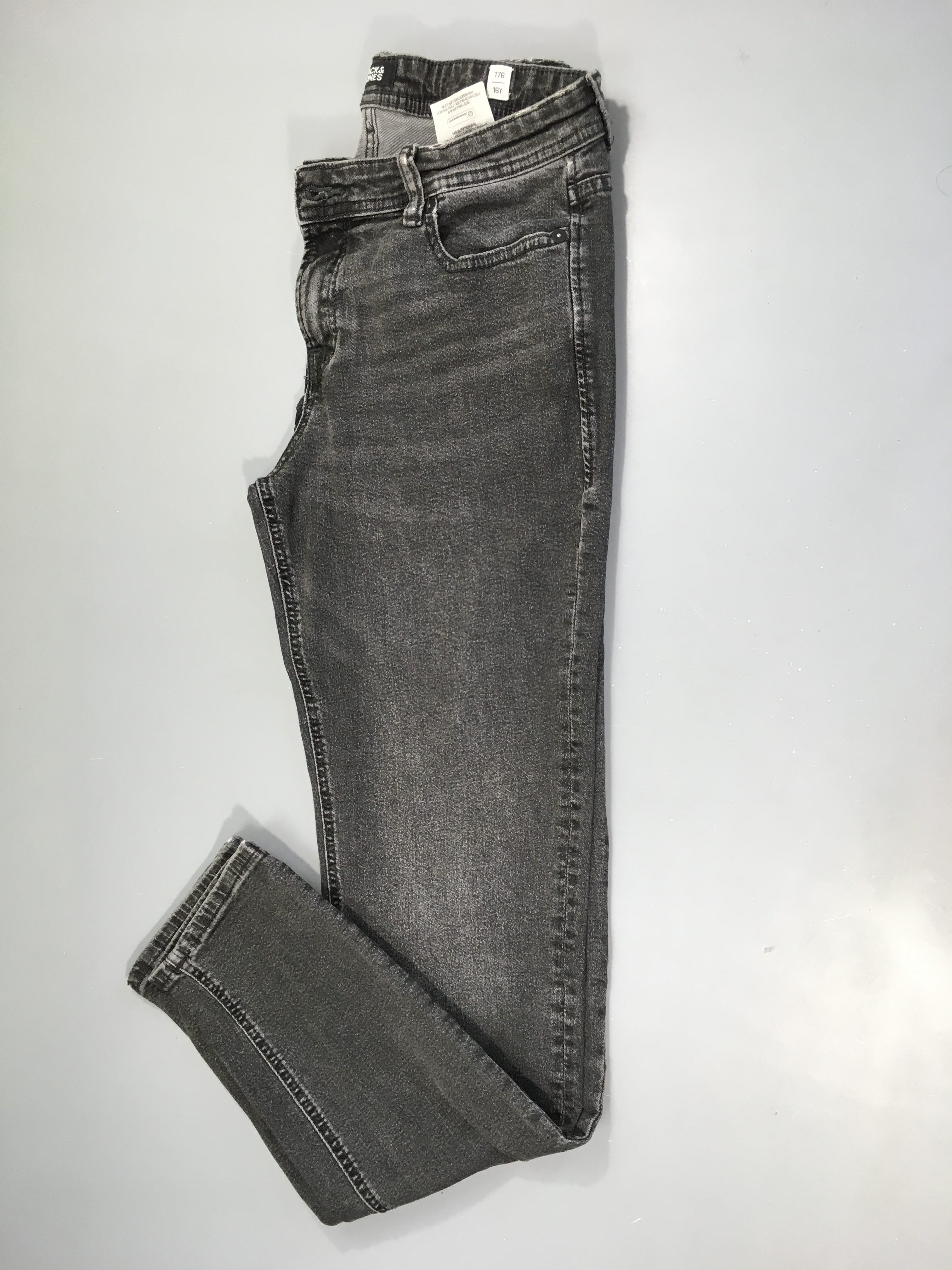 Jeans gris foncé slim Glenn