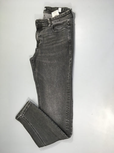 Jeans gris foncé slim Glenn, moins cher chez Petit Kiwi