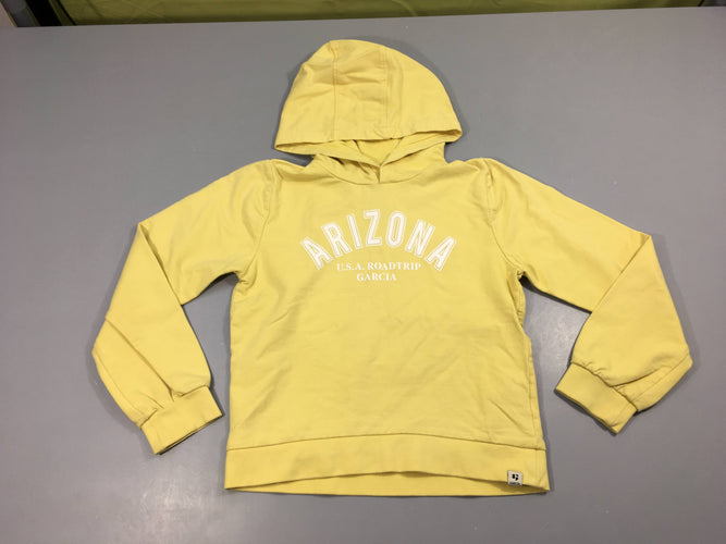 Sweat à capuche jaune Arizona, moins cher chez Petit Kiwi