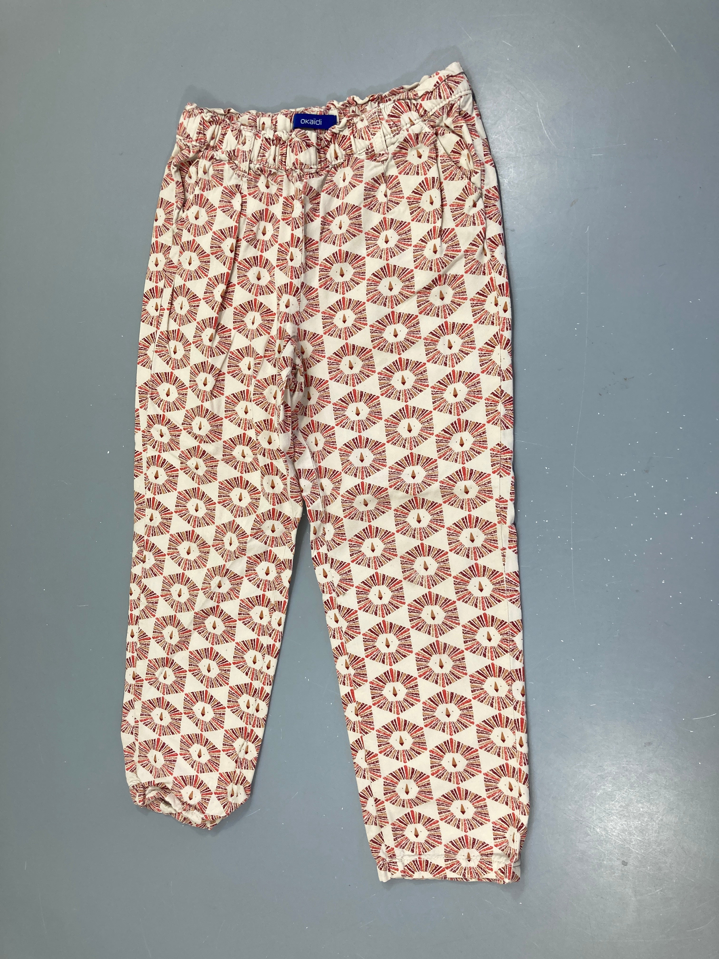 Pantalon coton beige lions