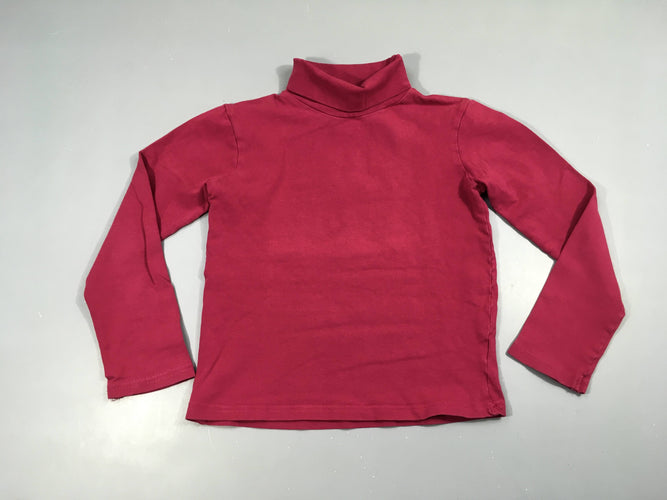 T-shirt col roulé mauve, moins cher chez Petit Kiwi
