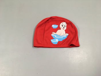 Bonnet de bain rouge Phoque 100% Polyester