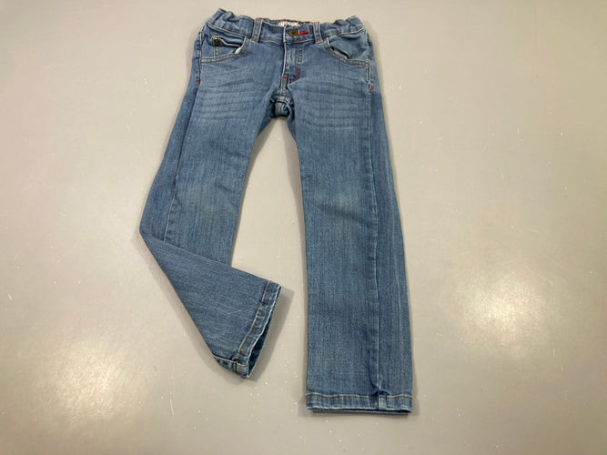 Jeans , tête de tigre sur la poche arrière, moins cher chez Petit Kiwi
