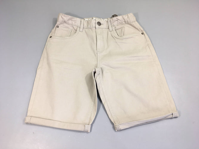 Bermuda jog cotton beige, moins cher chez Petit Kiwi