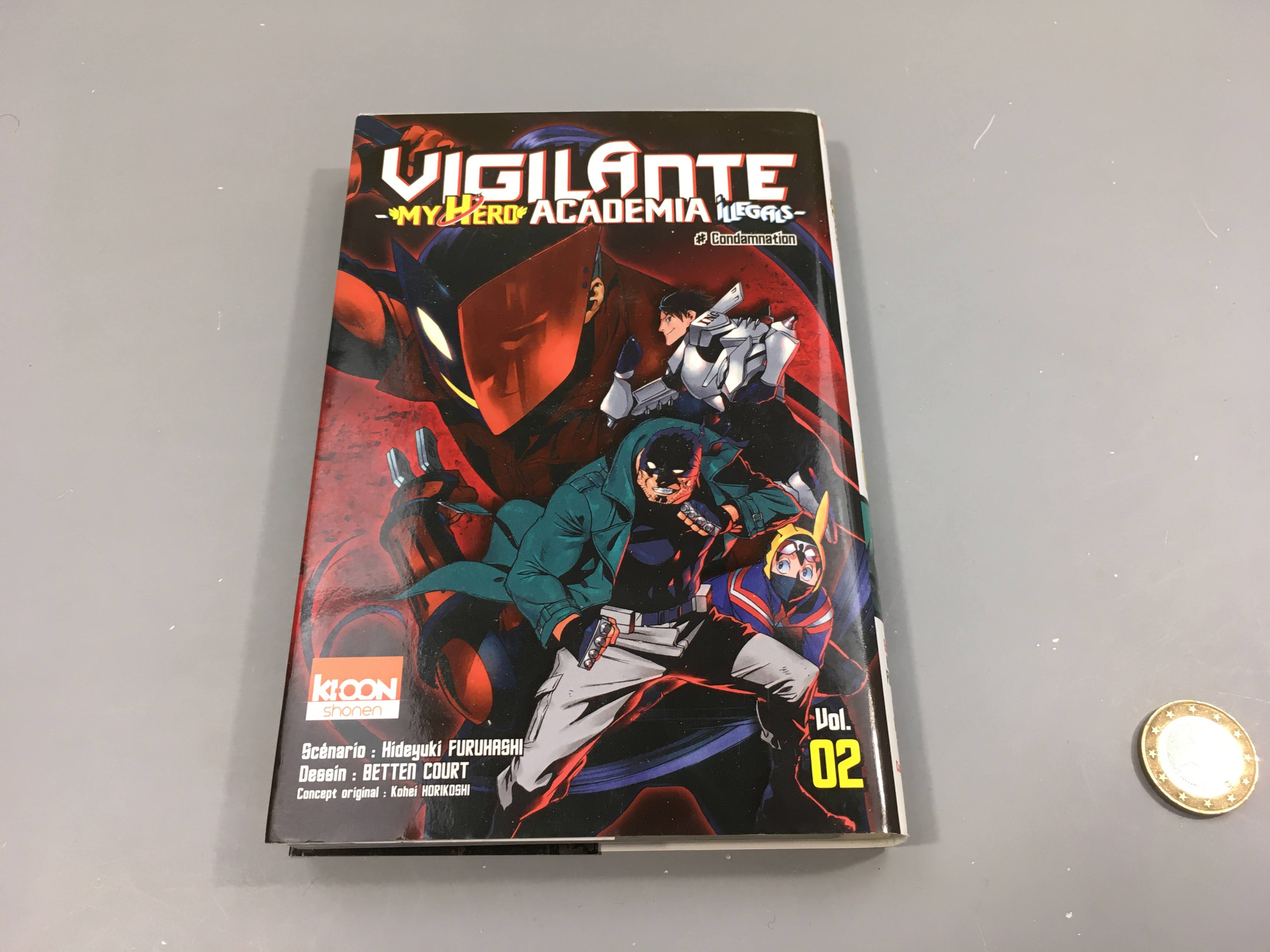 My hero academia, Tome 02, Manga