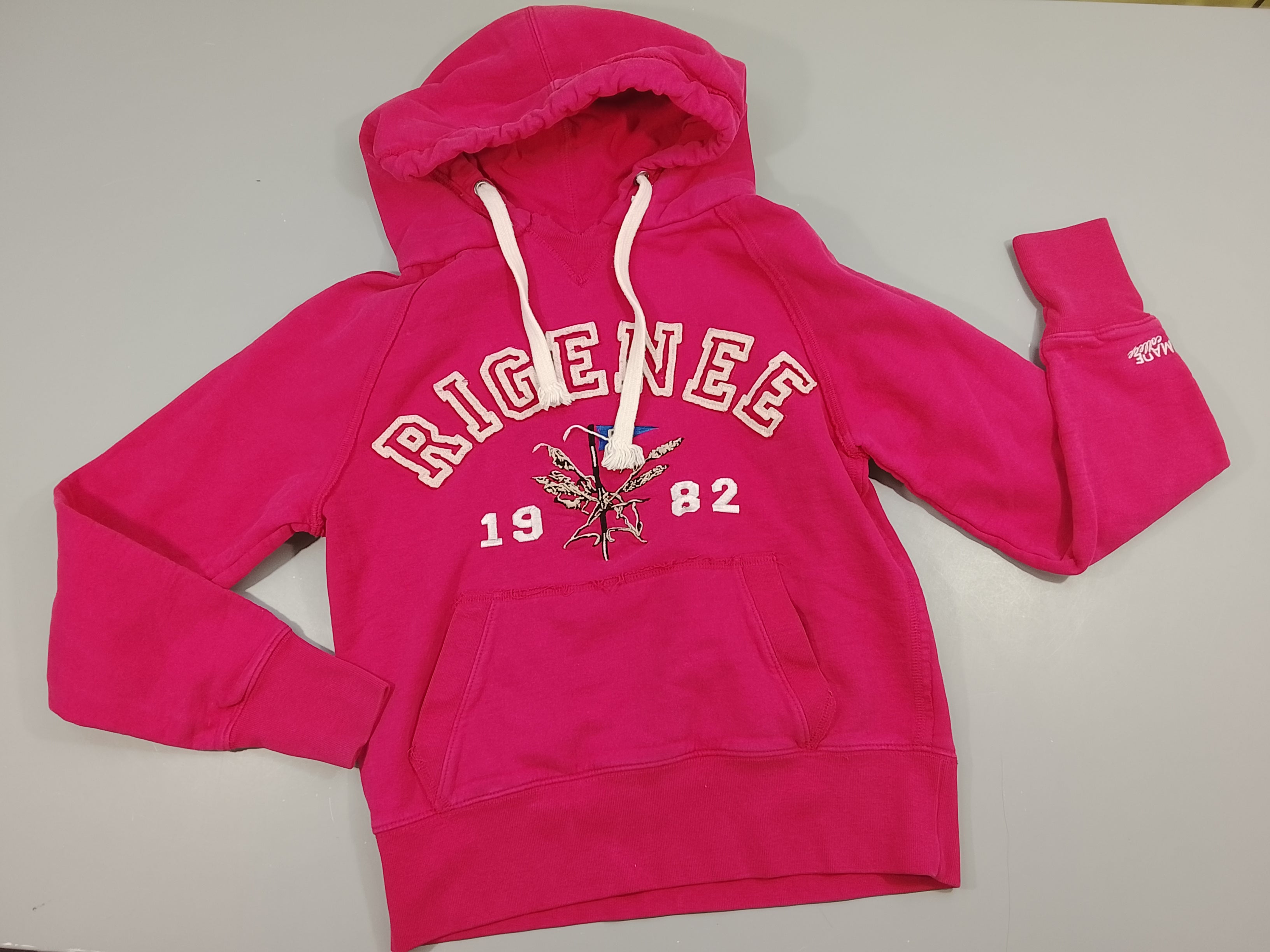 Sweat à capuche rose 