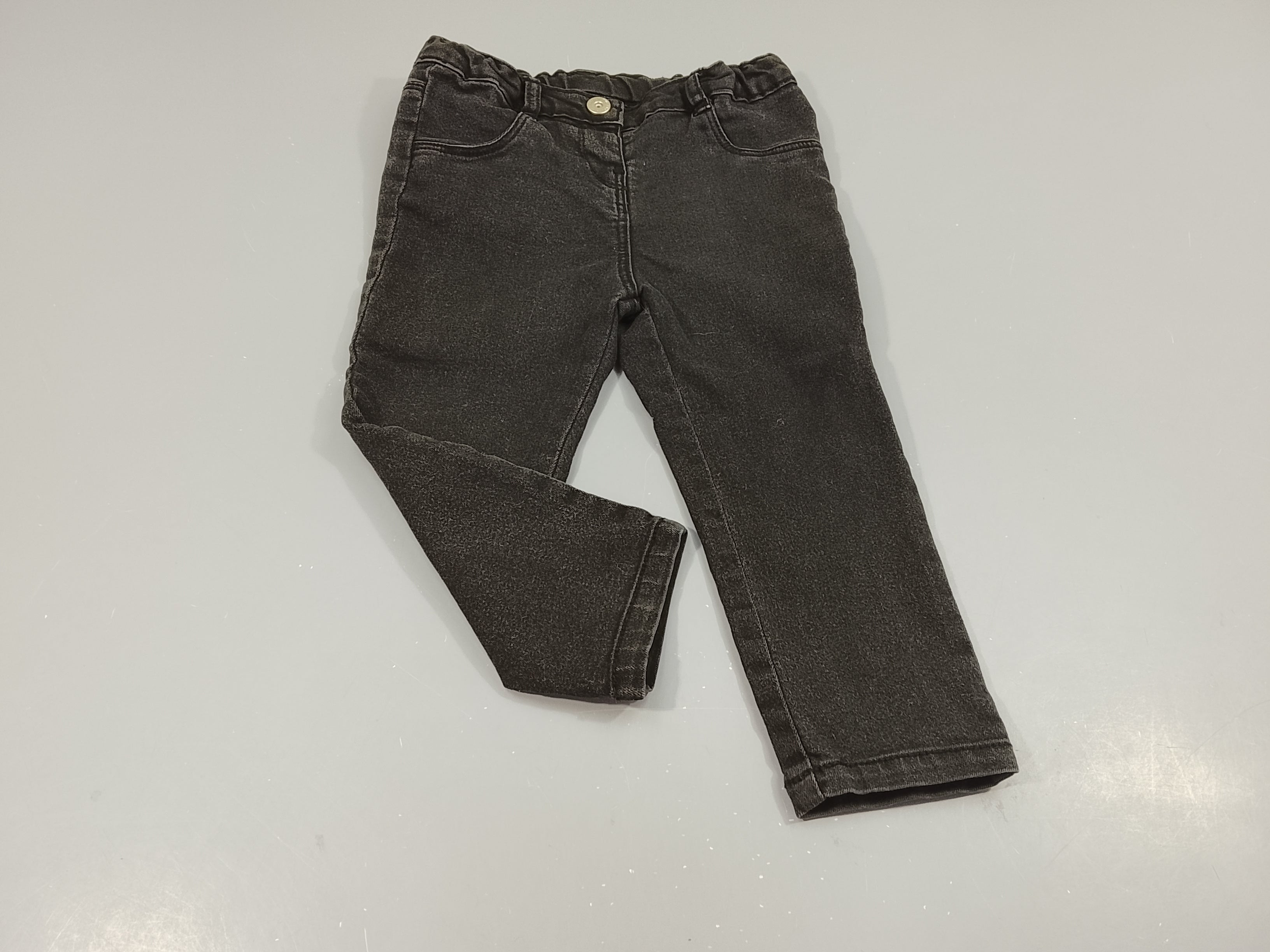 Pantalon denim noir