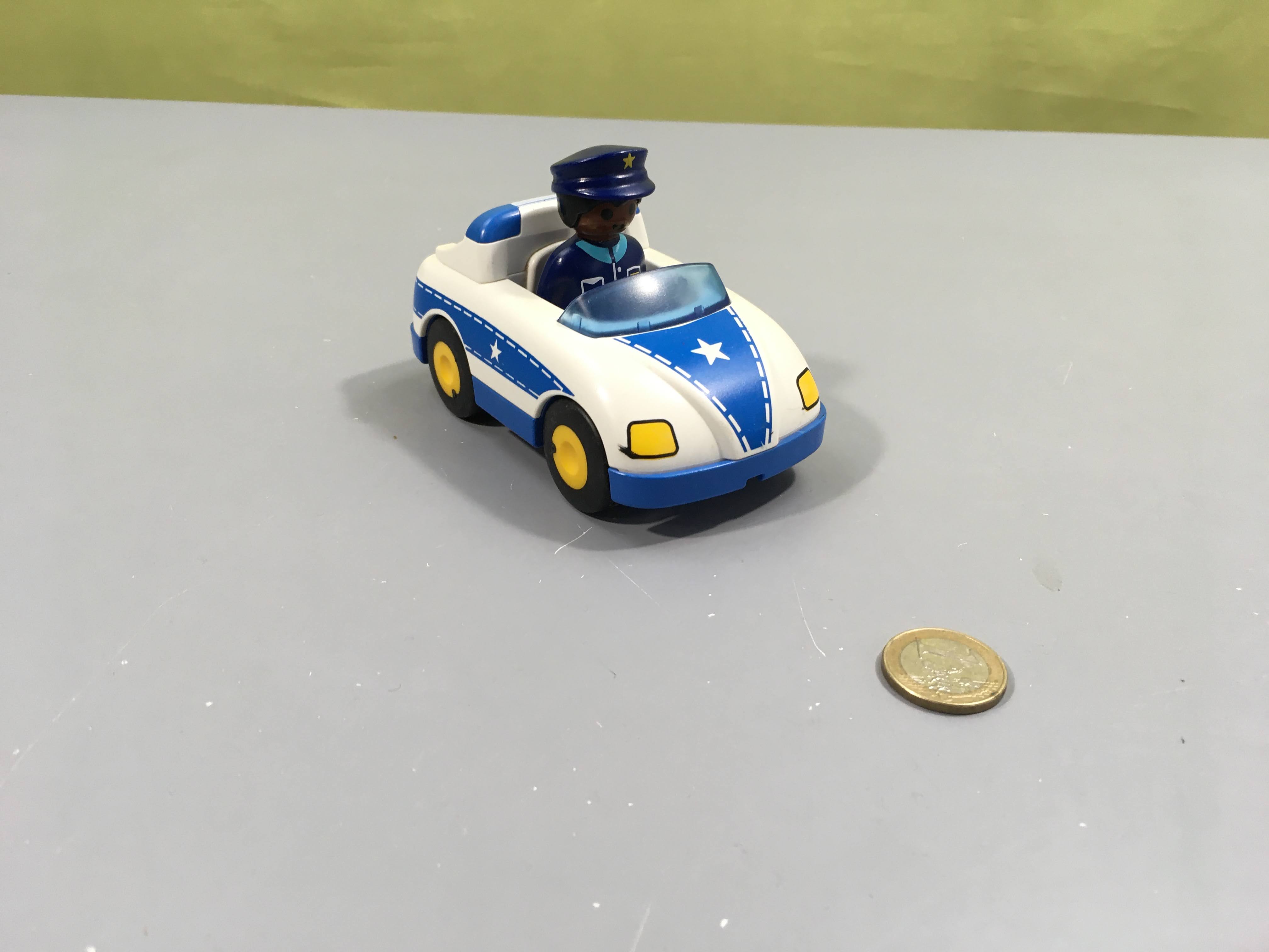 Complet Playmobil 1-2-3 9384 Véhicule de police