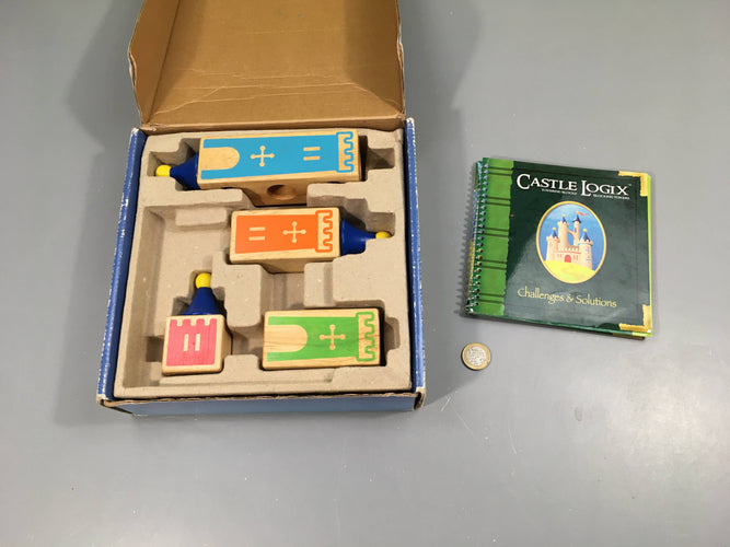 Complet s.mart games Castle Logix 3-7a, boite abimée, moins cher chez Petit Kiwi