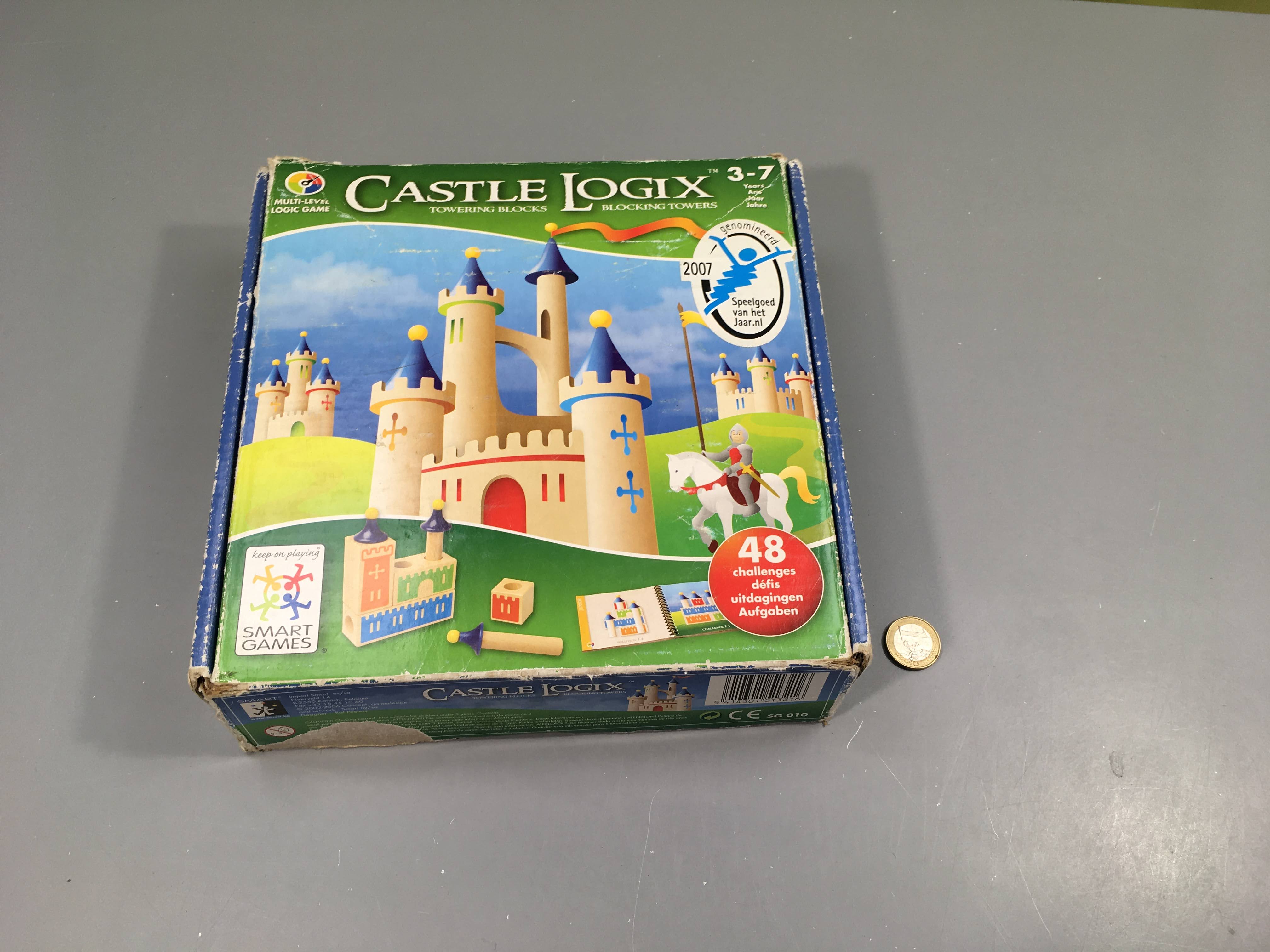 Complet s.mart games Castle Logix 3-7a, boite abimée