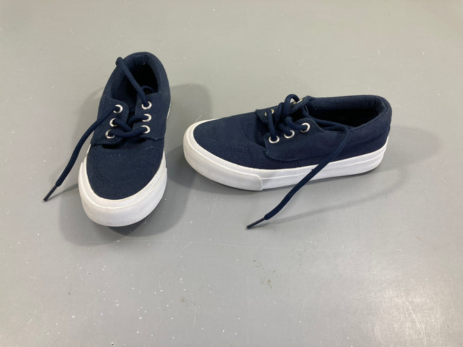 Baskets toiles bleu foncé, moins cher chez Petit Kiwi