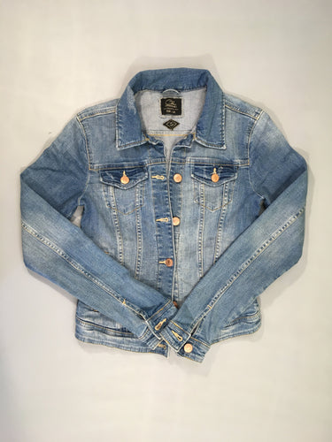 Veste jean, taille 34, moins cher chez Petit Kiwi