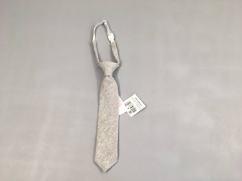 NEUF cravate gris chiné