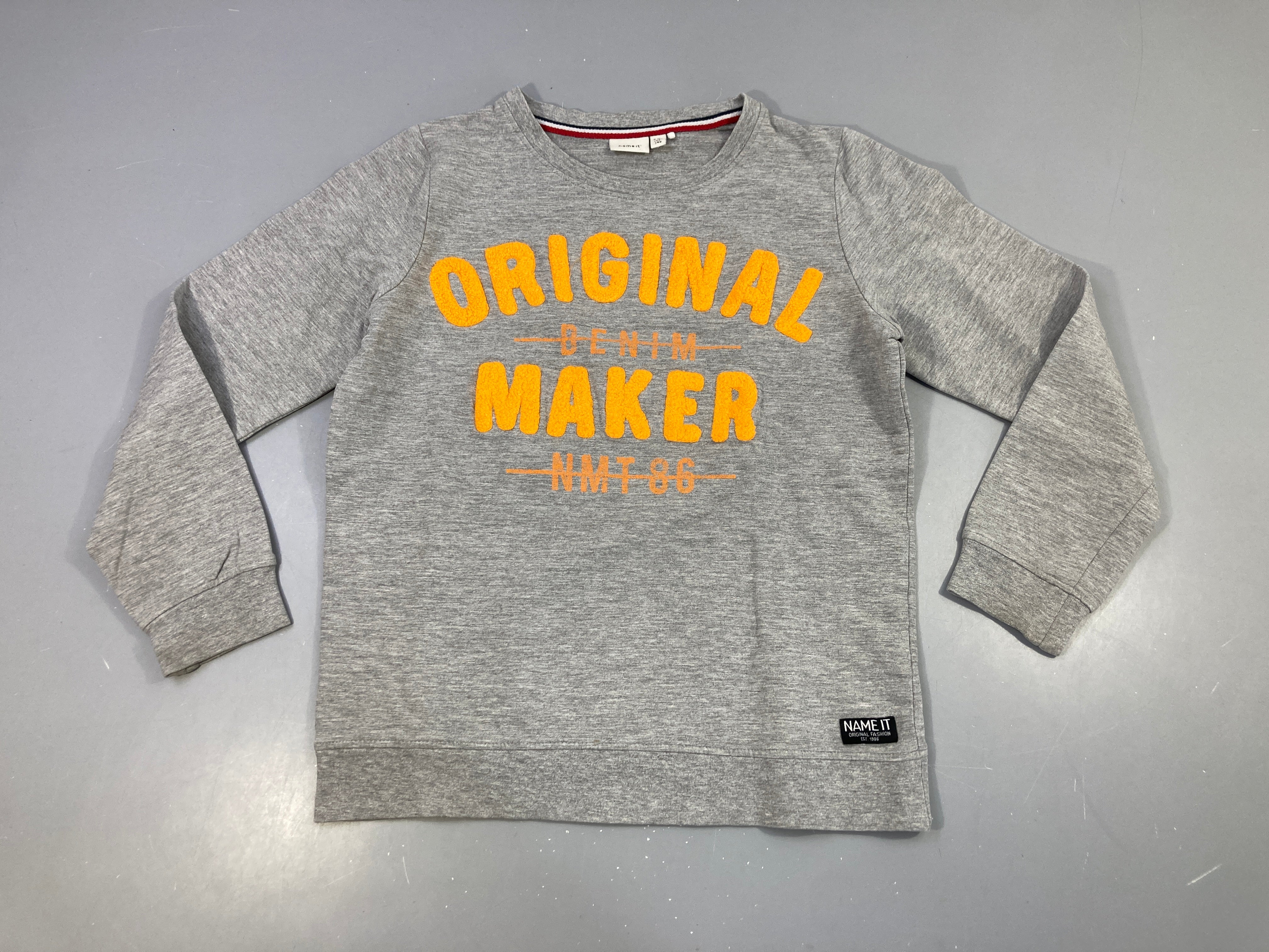 Sweat léger gris flammé original maker