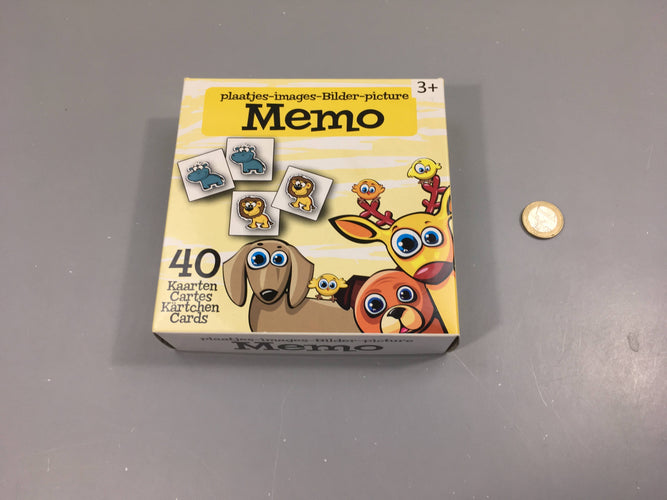 Memo Animaux +3a Complet, moins cher chez Petit Kiwi