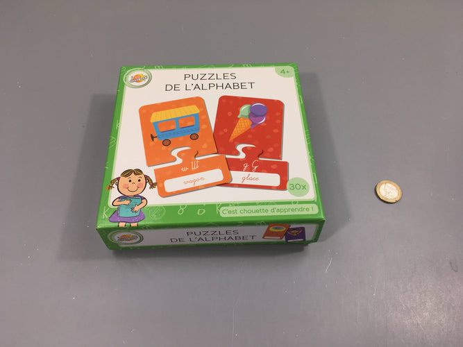 Puzzle de l'alphabet +4a Complet, moins cher chez Petit Kiwi