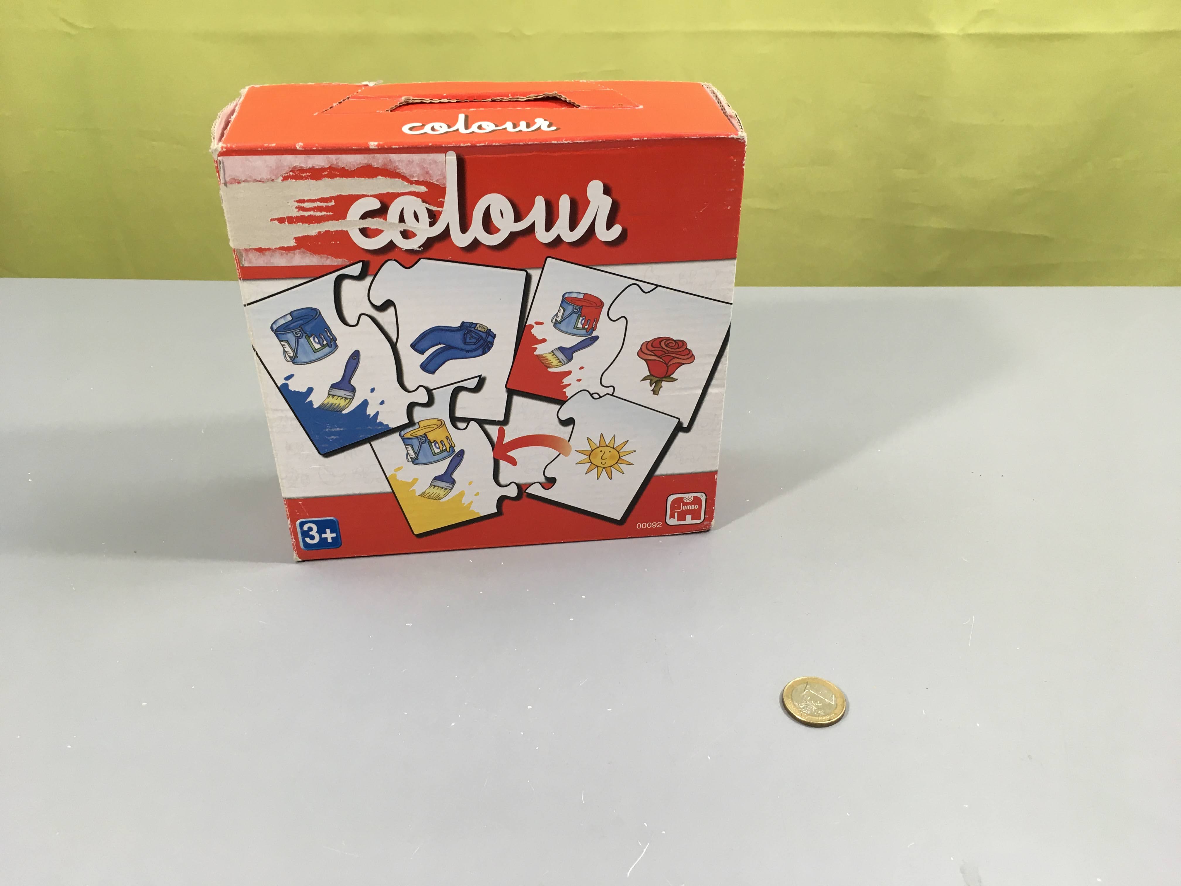 12 Puzzles duo Color +3a 1 pièce légèrement cornée