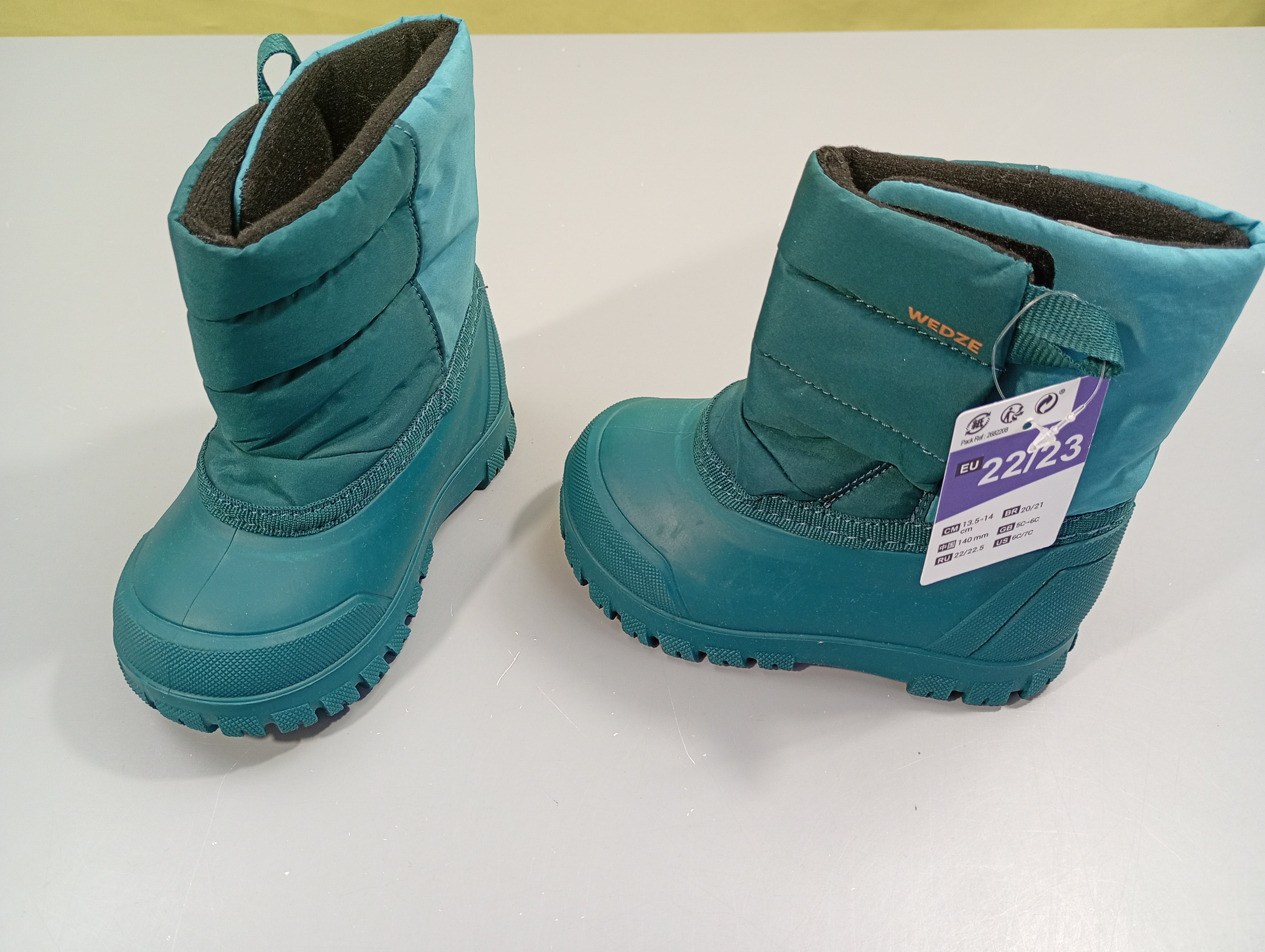 Neuves bottes de neige bleues Wedze 22-23