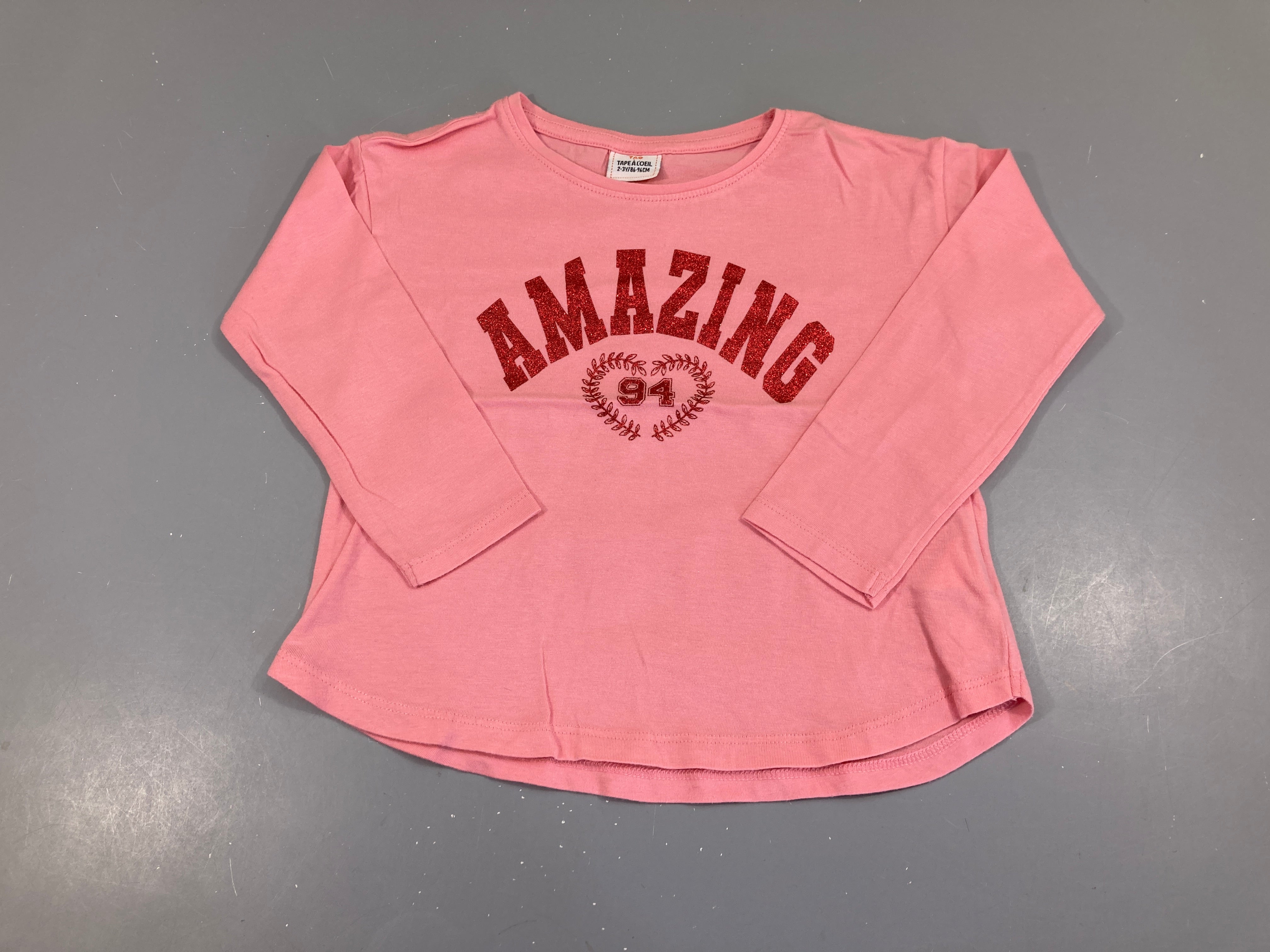 T-shirt m.l rose Amazing