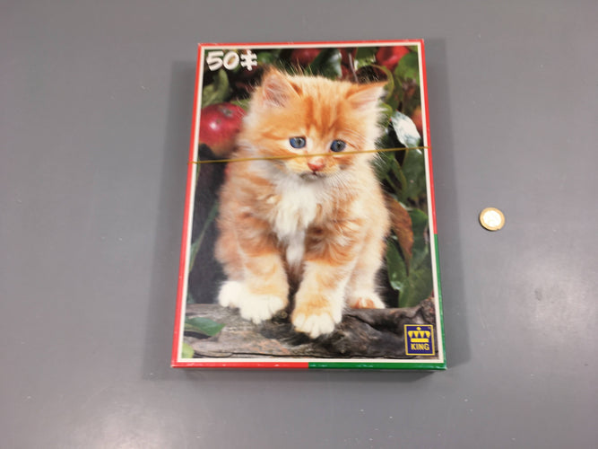 Puzzle Chat 50 pcs, moins cher chez Petit Kiwi