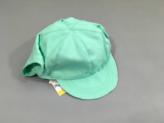 NEUF Casquette anti-uv vert d'eau, moins cher chez Petit Kiwi