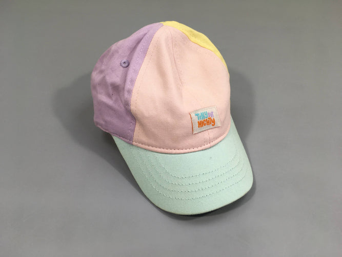Casquette rose/jaune/bleu/lilas tiny, moins cher chez Petit Kiwi