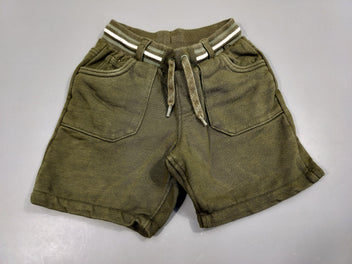 Short molleton kaki