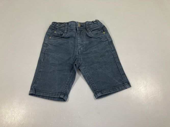 Bermuda bleu foncé, moins cher chez Petit Kiwi
