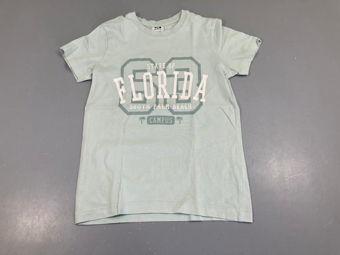 T-shirt m.c menthe Florida, moins cher chez Petit Kiwi