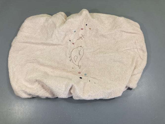Housse de tapis à langer éponge rose clair Oiseau, moins cher chez Petit Kiwi