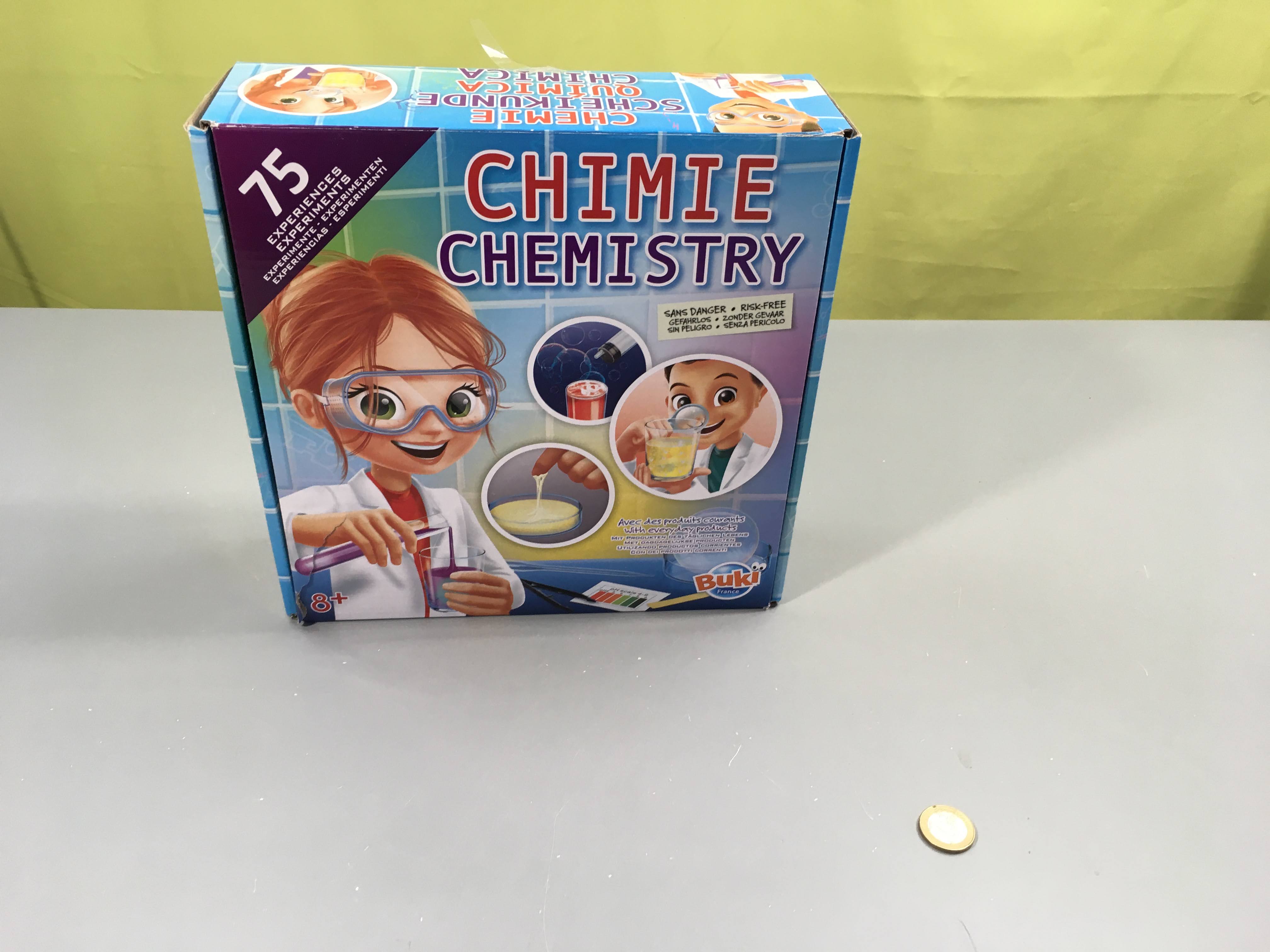 Chimie, 75 expériences, +8a, Buki - complet